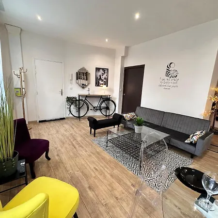 Apartment Carreret Chic Et Cocon Proche Centre Reims